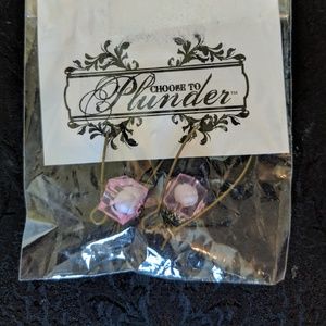 Vintage 2014 Plunder Pink Drop Earrings